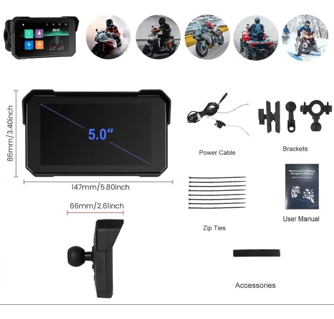 Pantalla CarPlay para MOTO